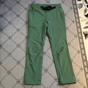 Men's Green Seadon Helios Straight Leg Trail Pants
